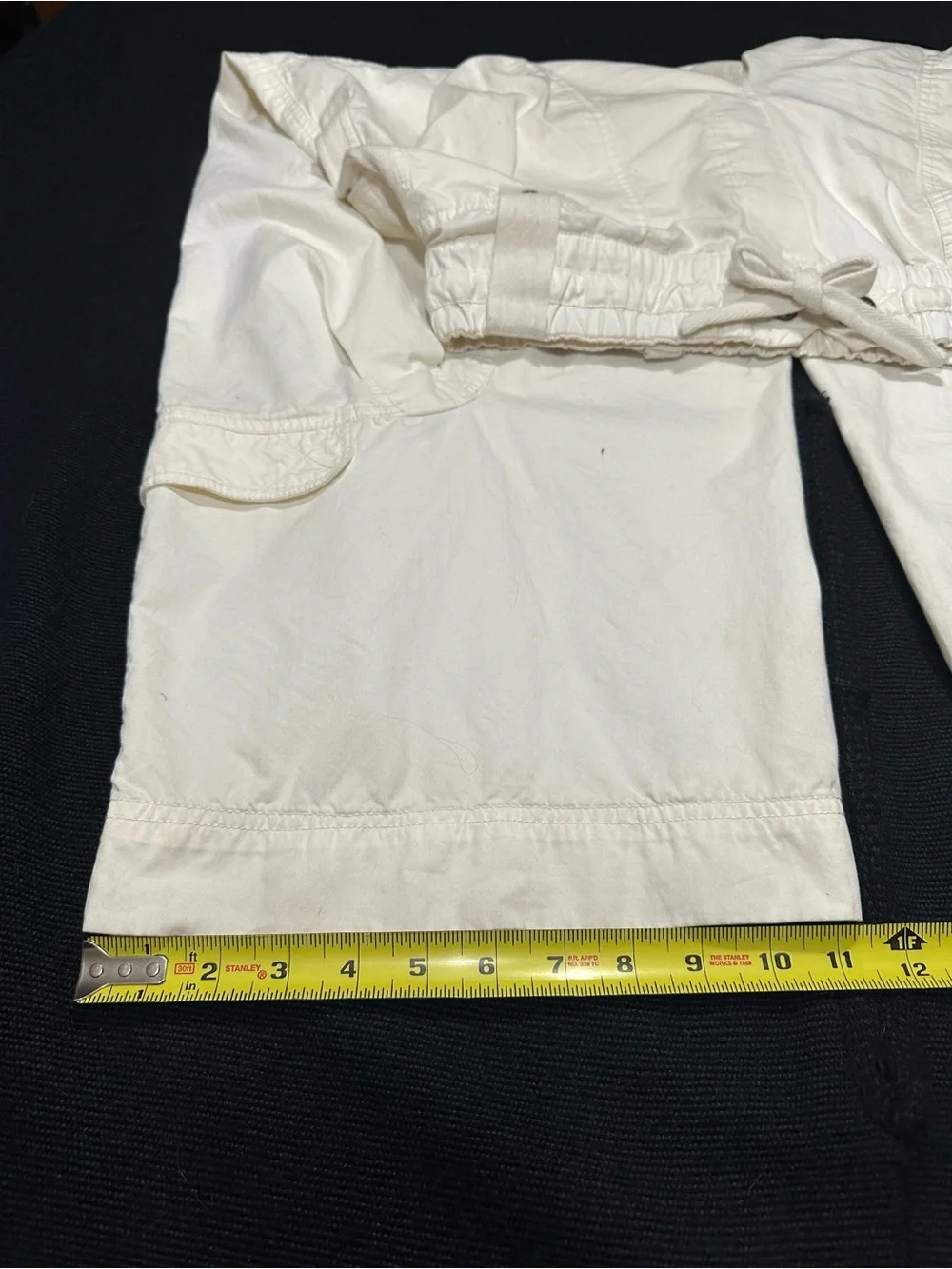 Free People We The Free L /LG Onset Pull-On Parachute Balloon Cargo Pants CREAM